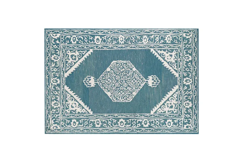 Gevas Ullmatta 140x200 cm, Blå