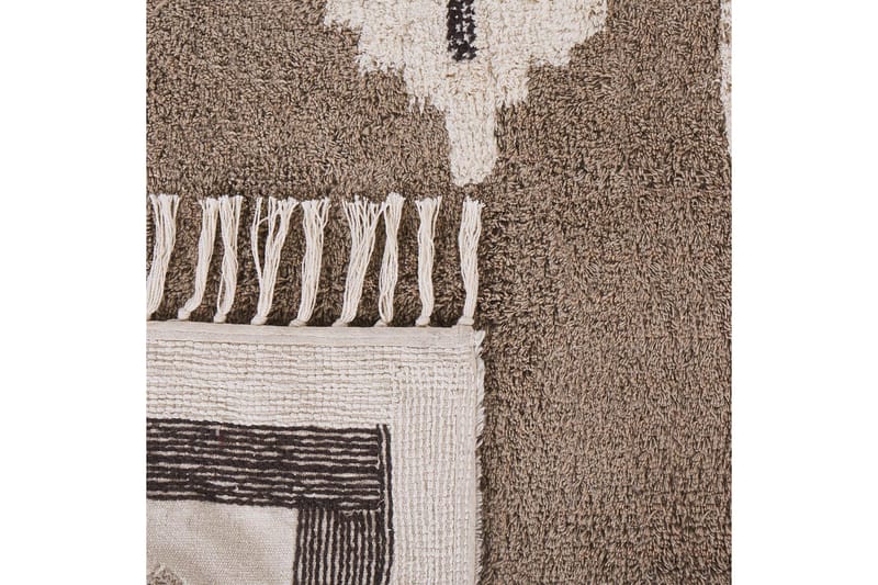 Geyve Bomullsmatta 140x200 cm - Beige - Textilier & mattor - Mattor - Modern matta - Bomullsmattor