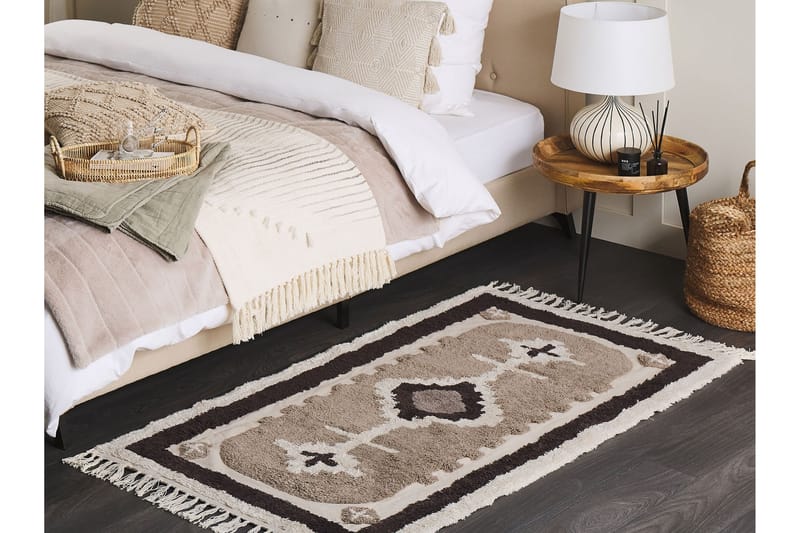 Geyve Bomullsmatta 80x150 cm Beige - Textilier & mattor - Mattor - Modern matta - Bomullsmattor