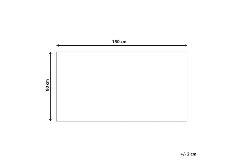 GOCERLA Ryamatta 80x150 cm Rosa - Textilier & mattor - Mattor - Modern matta - Ryamattor