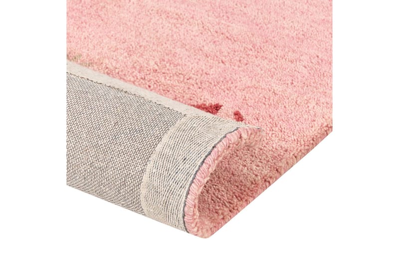 GOCERLA Ryamatta 80x150 cm Rosa - Textilier & mattor - Mattor - Modern matta - Ryamattor