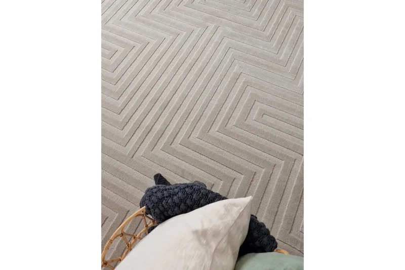 Ritz Wiltonmatta 160x230 cm Rektangulär - Linne - Textilier & mattor - Mattor - Modern matta - Friezemattor