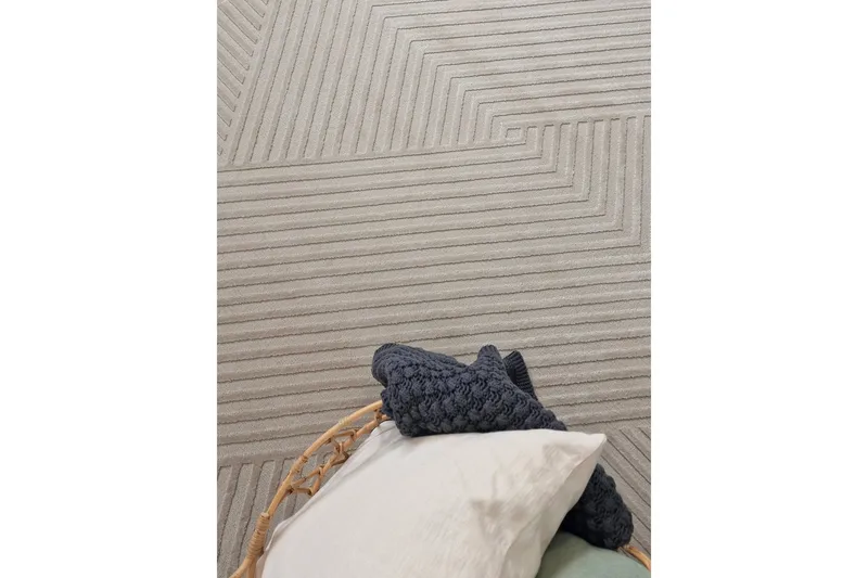 Govin Wiltonmatta 160x230 Rektangulär Linne - Textilier & mattor - Mattor - Modern matta - Friezemattor