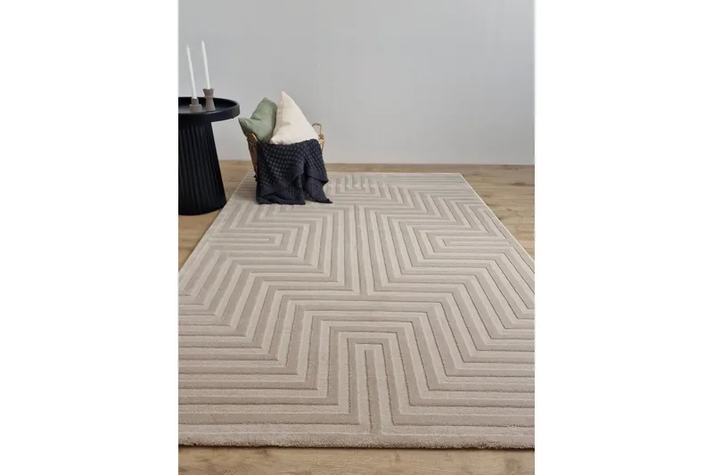 Ritz Wiltonmatta 160x230 cm Rektangulär - Linne - Textilier & mattor - Mattor - Modern matta - Friezemattor