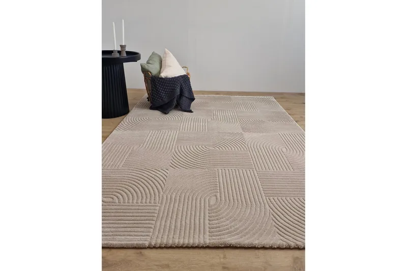 Ritz Wiltonmatta 160x230 cm Rektangulär - Linne - Textilier & mattor - Mattor - Modern matta - Friezemattor