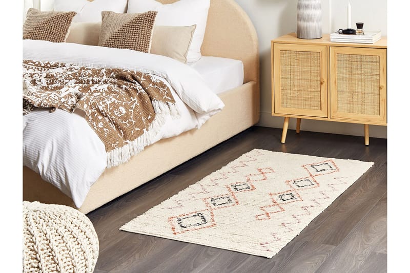 Guwahati Bomullsmatta 80x150 cm - Beige - Textilier & mattor - Mattor - Modern matta - Bomullsmattor