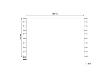 Hajipur Ryamatta 140x200 cm - Beige - Textilier & mattor - Mattor - Modern matta - Bomullsmattor