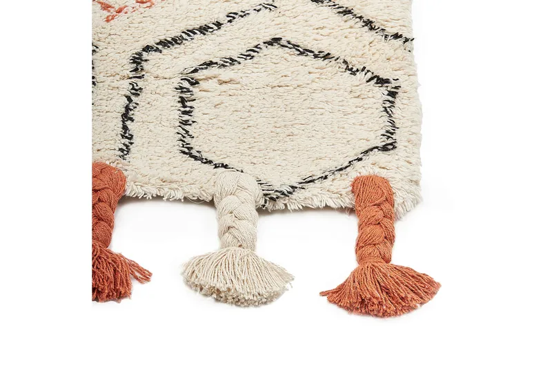 Hajipur Ryamatta 160x230 cm - Beige - Textilier & mattor - Mattor - Modern matta - Ryamattor