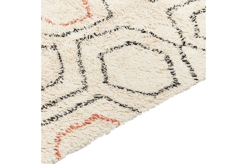 Hajipur Ryamatta 80x150 cm - Beige - Textilier & mattor - Mattor - Modern matta - Bomullsmattor
