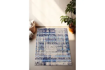 Hallmatta Stribor Blå - 80 x 150 cm - Textilier & mattor - Mattor - Modern matta - Gångmattor