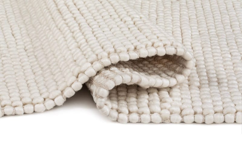 Handvävd Matta Bubble 140x200 cm - Creme - Textilier & mattor - Mattor - Modern matta - Ullmattor