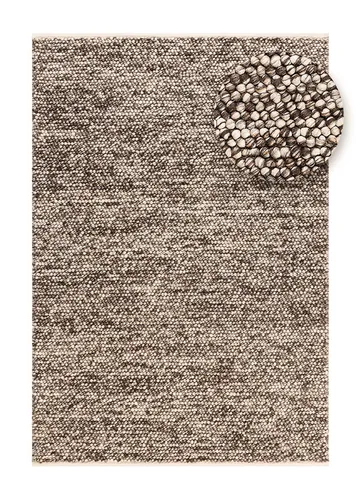 Handvävd Matta Bubble 200x300 cm - Choklad Melange - Textilier & mattor - Mattor - Modern matta - Ullmattor