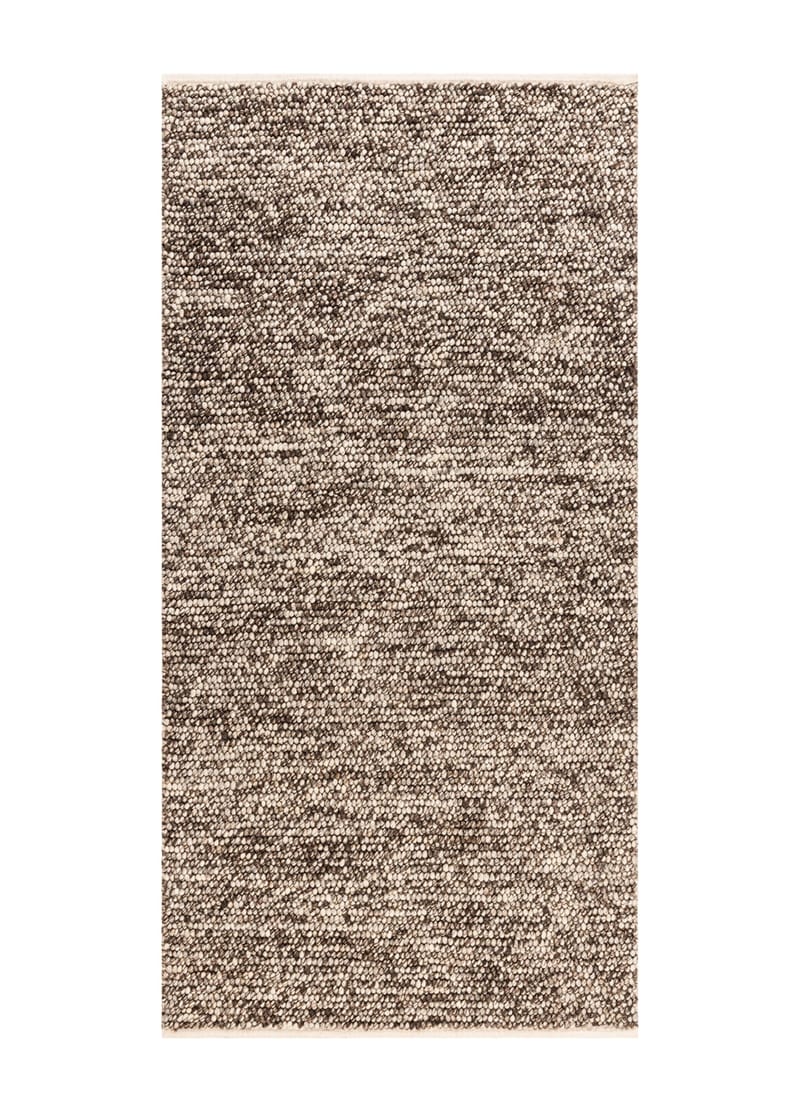 Handvävd Matta Bubble 75x150 cm, Choklad Melange