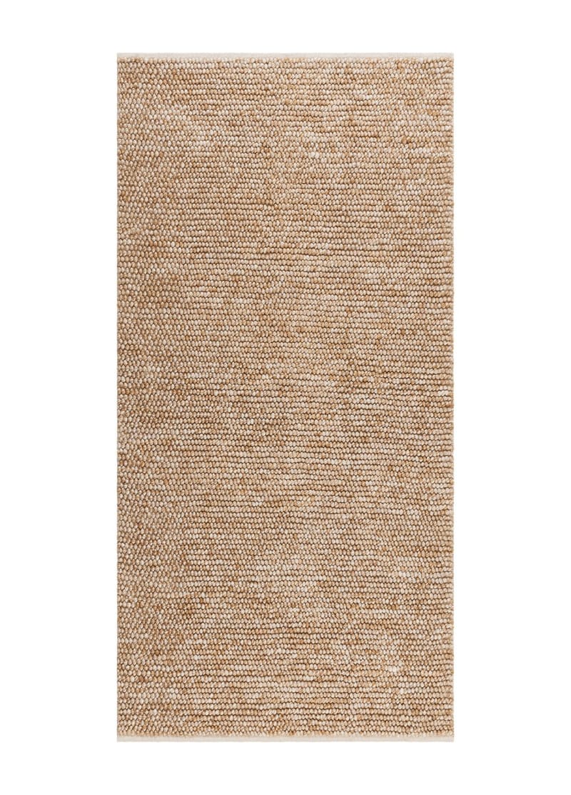 Handvävd Matta Bubble 75x230 cm, Karamell