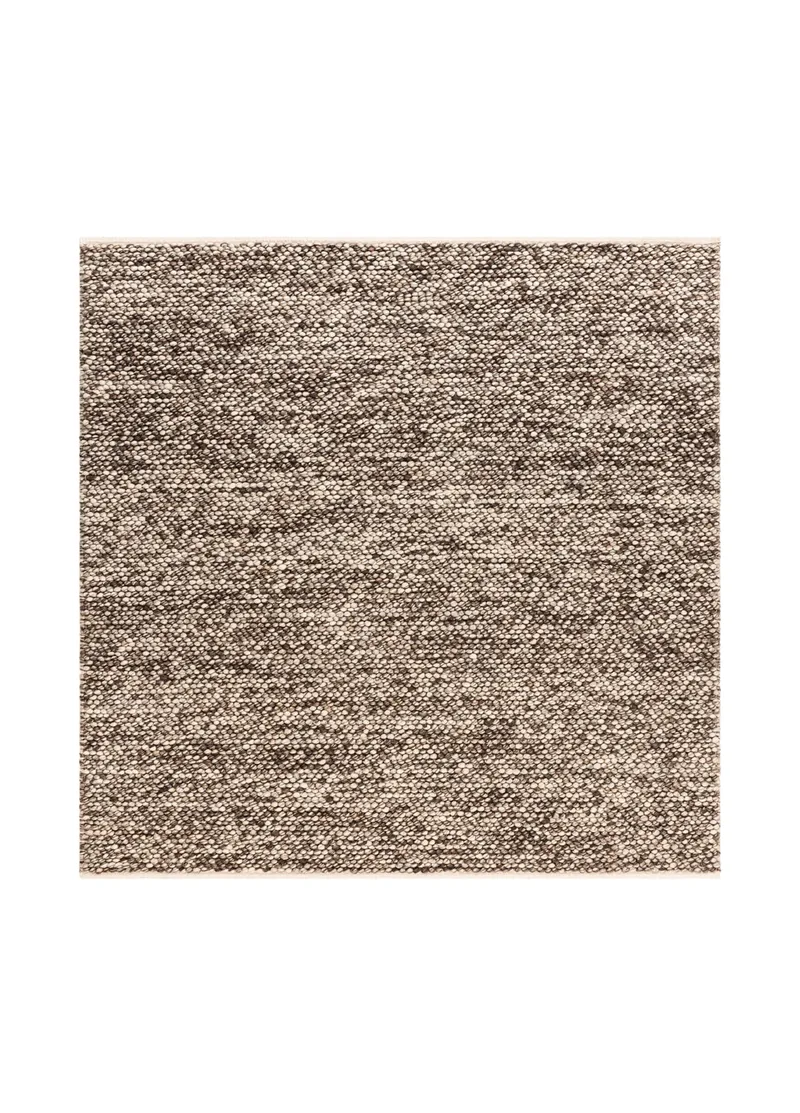 Handvävd Matta Bubble Kvadratisk 240x240 cm, Choklad melange