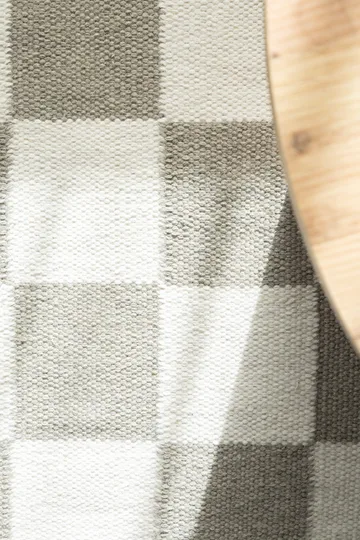 Handvävd Matta Nordic Check 160x230 cm - Grå - Textilier & mattor - Mattor - Modern matta - Ullmattor