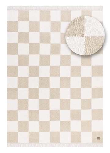 Handvävd Matta Nordic Check 240x340 cm - Linne - Textilier & mattor - Mattor - Modern matta - Ullmattor