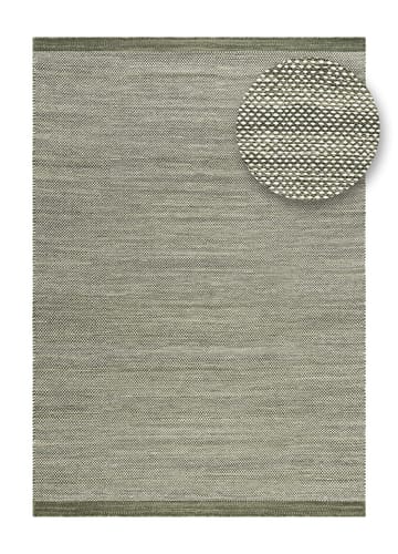 Handvävd Matta Sandhamn 160x230 cm - Grön - Textilier & mattor - Mattor - Modern matta - Ullmattor