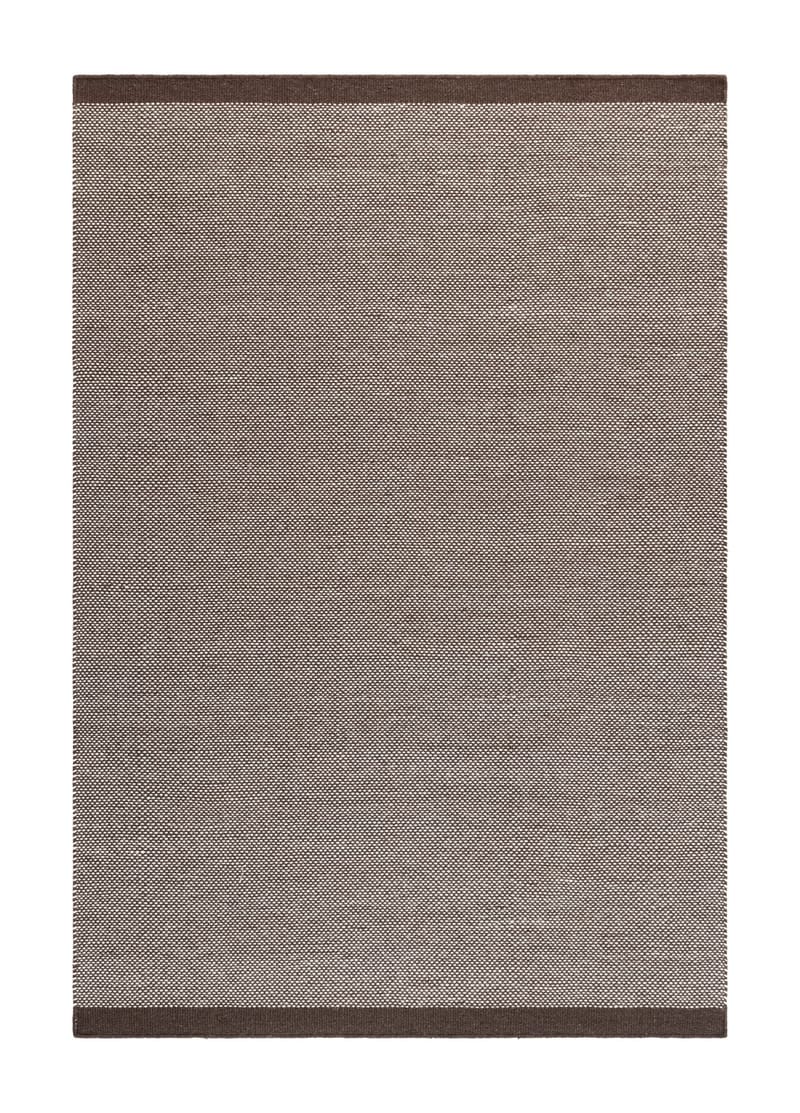 Handvävd Matta Sandhamn 200x300 cm - Choklad - Textilier & mattor - Mattor - Modern matta - Ullmattor