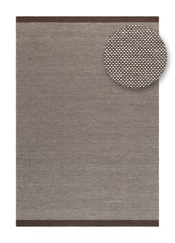 Handvävd Matta Sandhamn 200x300 cm - Choklad - Textilier & mattor - Mattor - Modern matta - Ullmattor