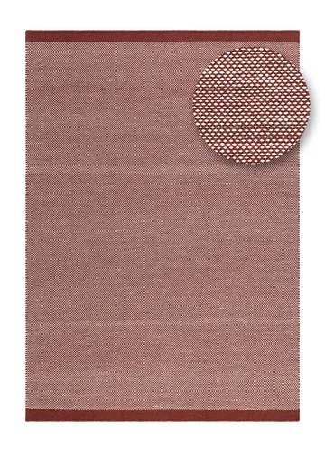 Handvävd Matta Sandhamn 240x340 cm - Marsala - Textilier & mattor - Mattor - Modern matta - Ullmattor