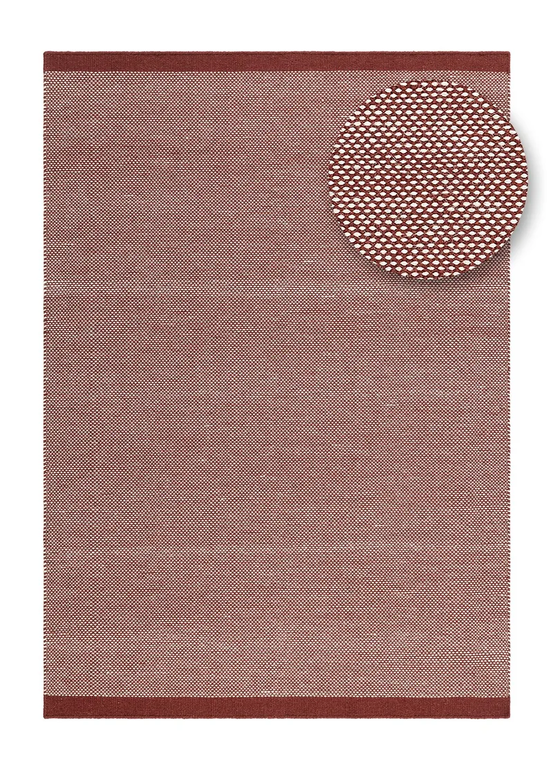 Handvävd Matta Sandhamn 240x340 cm - Marsala - Textilier & mattor - Mattor - Modern matta - Ullmattor