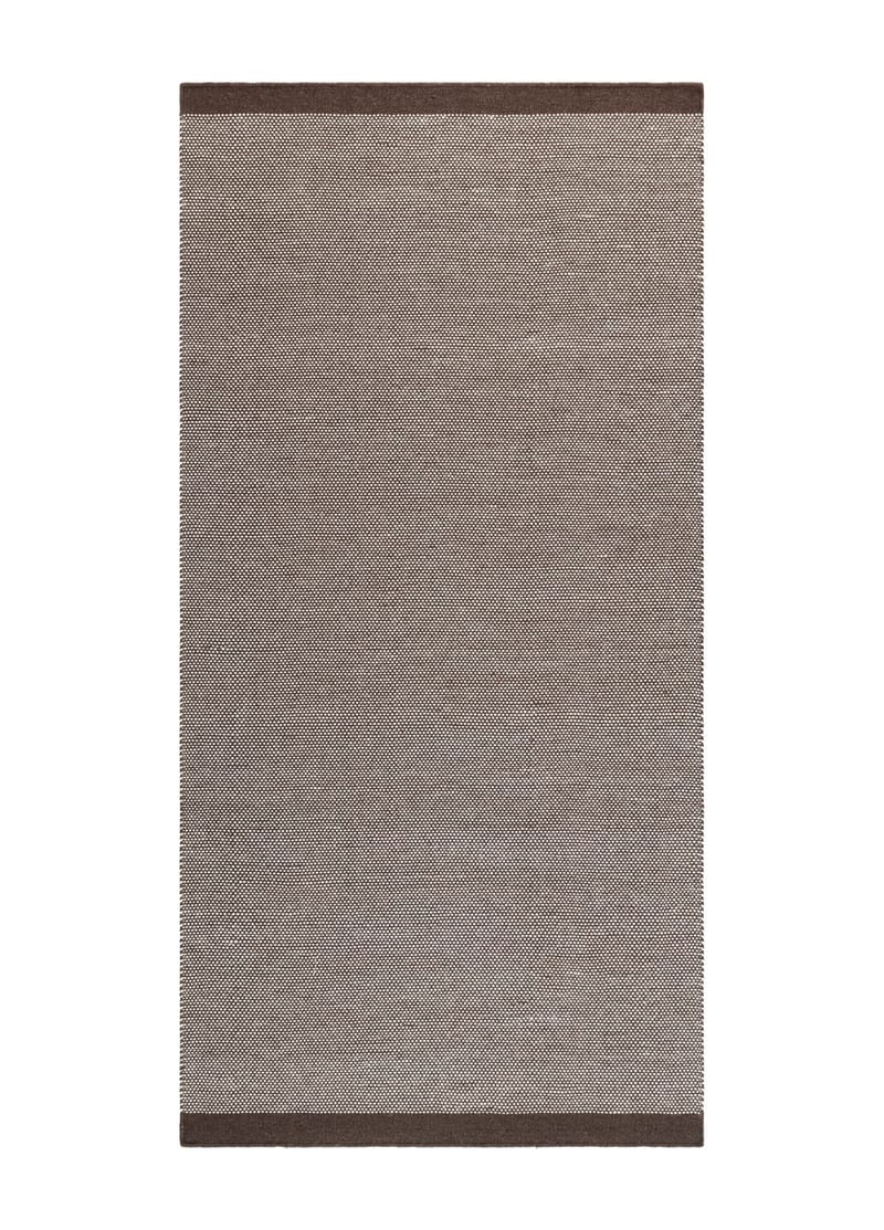Handvävd Matta Sandhamn 75x230 cm, Choklad