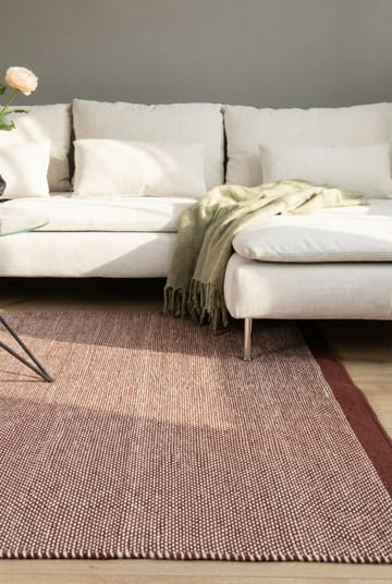 Handvävd Matta Sandhamn Kvadratisk 250x250 cm - Marsala - Textilier & mattor - Mattor - Modern matta - Ullmattor