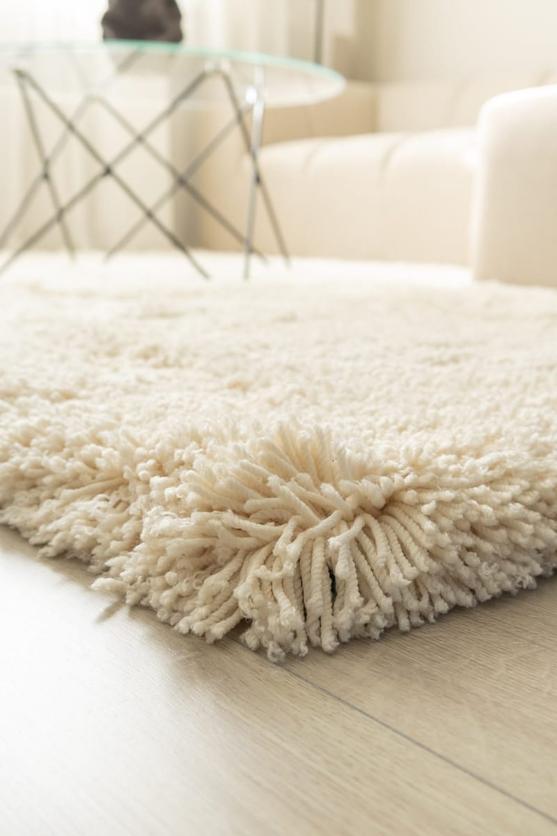Handvävd Matta Sorrento 160x230 cm - Creme - Textilier & mattor - Mattor - Modern matta - Ryamattor