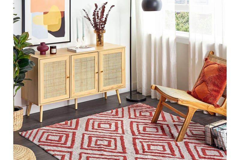 Haskoy Ryamatta 160x230 cm - Svart/Vit - Textilier & mattor - Mattor - Modern matta - Ryamattor