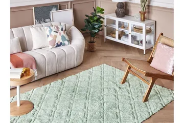 Hatay Ryamatta 140x200 cm - Grön - Textilier & mattor - Mattor - Modern matta - Ryamattor
