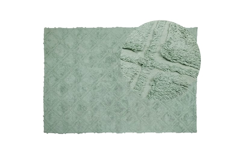 Hatay Ryamatta 140x200 cm - Grön - Textilier & mattor - Mattor - Modern matta - Ryamattor