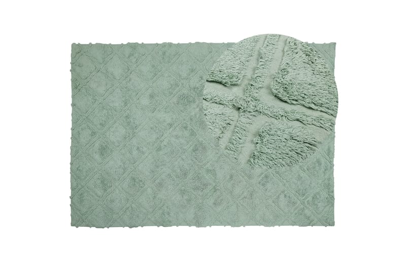Hatay Ryamatta 160x230 cm Grön - Textilier & mattor - Mattor - Modern matta - Ryamattor