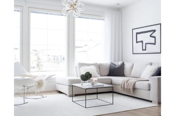 Hattara Matta 80x200 cm Vit - VM Carpets - Textilier & mattor - Mattor - Modern matta - Ryamattor
