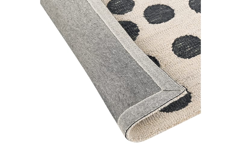 Havran Ullmatta 200x200 cm Kvadratisk Beige - Textilier & mattor - Mattor - Modern matta - Ullmattor