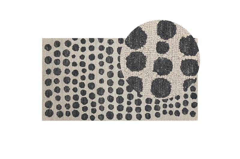 Havran Ullmatta 80x150 cm - Beige - Textilier & mattor - Mattor - Modern matta - Ullmattor