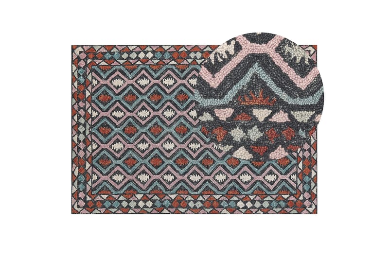 Haymana Ullmatta 140x200 cm - Blå - Textilier & mattor - Mattor - Modern matta - Ullmattor