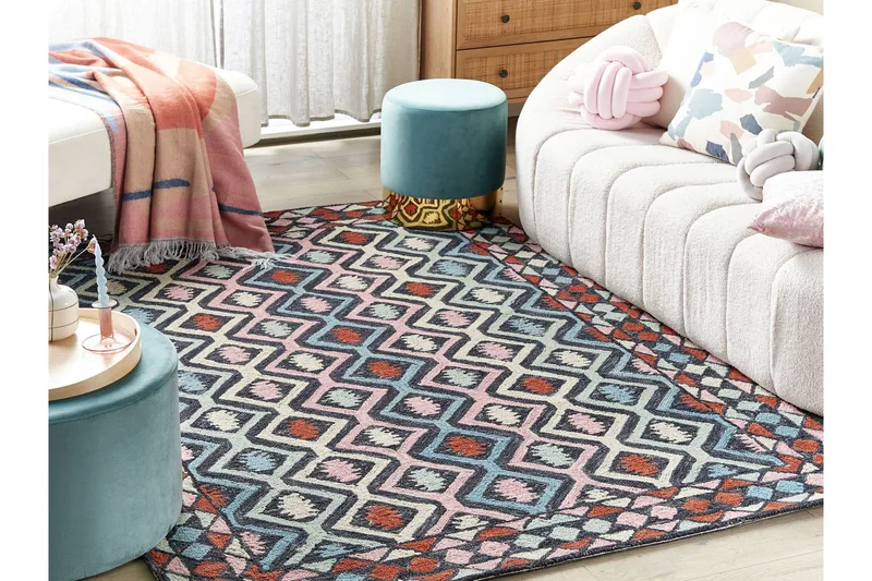 Haymana Ullmatta 160x230 cm - Blå - Textilier & mattor - Mattor - Modern matta - Ullmattor