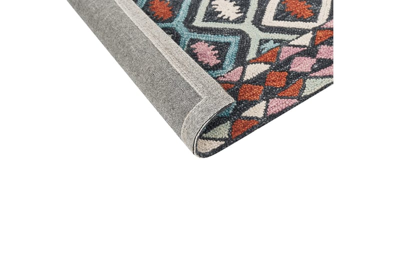 Haymana Ullmatta 200x200 cm Kvadratisk - Blå - Textilier & mattor - Mattor - Modern matta - Ullmattor