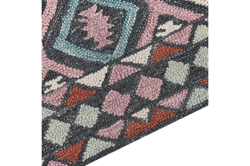 Haymana Ullmatta 200x200 cm Kvadratisk - Blå - Textilier & mattor - Mattor - Modern matta - Ullmattor