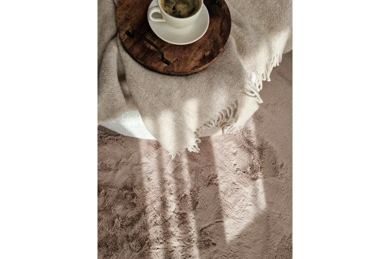 Heaven Deluxe Ryamatta 160x230 cm - Taupe - Textilier & mattor - Mattor - Modern matta - Ryamattor