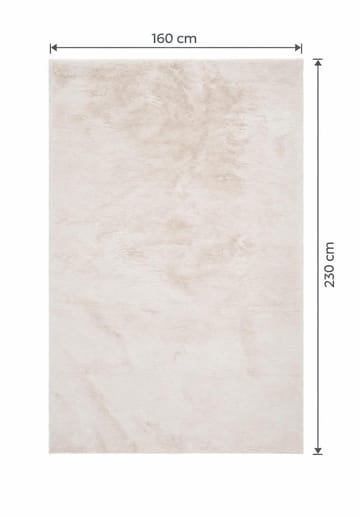 Heaven Rektangulär Ryamatta & Luggmatta 160x230 cm - Beige - Textilier & mattor - Mattor - Modern matta - Ryamattor