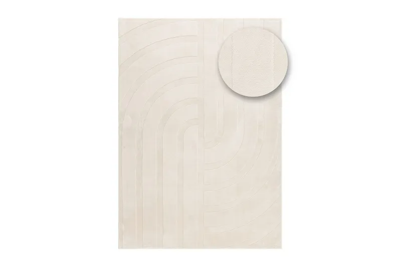 Heaven Trend Maskinvävd matta 160x230 cm - Beige - Textilier & mattor - Mattor - Modern matta - Friezemattor