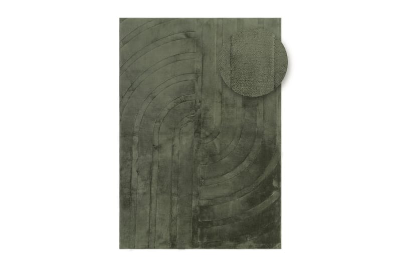 Heaven Trend Maskinvävd matta 160x230 cm - Grön - Textilier & mattor - Mattor - Modern matta - Friezemattor