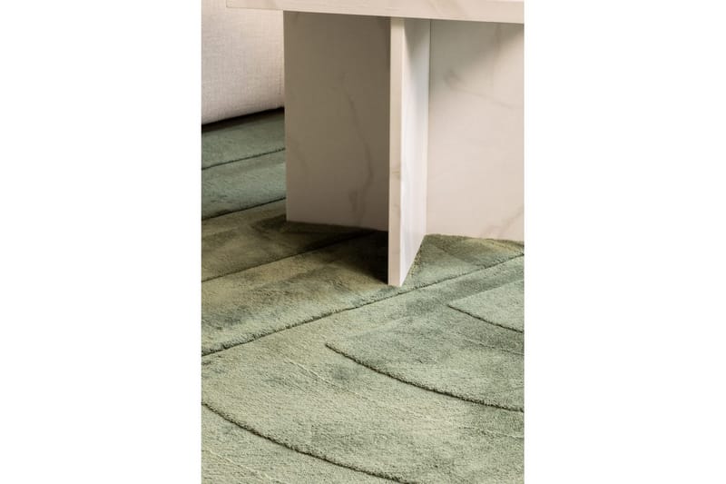 Heaven Trend Maskinvävd matta 200x290 cm - Grön - Textilier & mattor - Mattor - Modern matta - Friezemattor