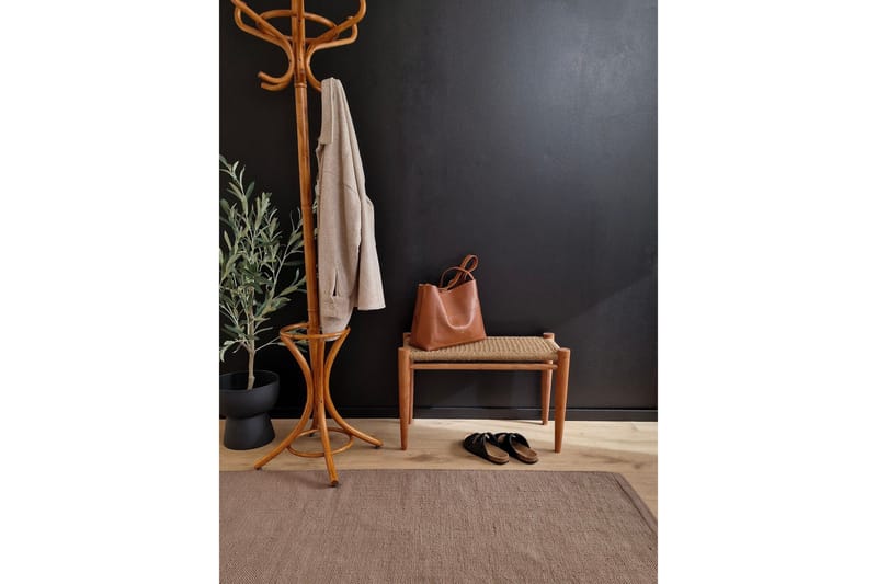 Hemse Bomullsmatta 140x200 cm - Mörkbeige - Textilier & mattor - Mattor - Modern matta - Bomullsmattor