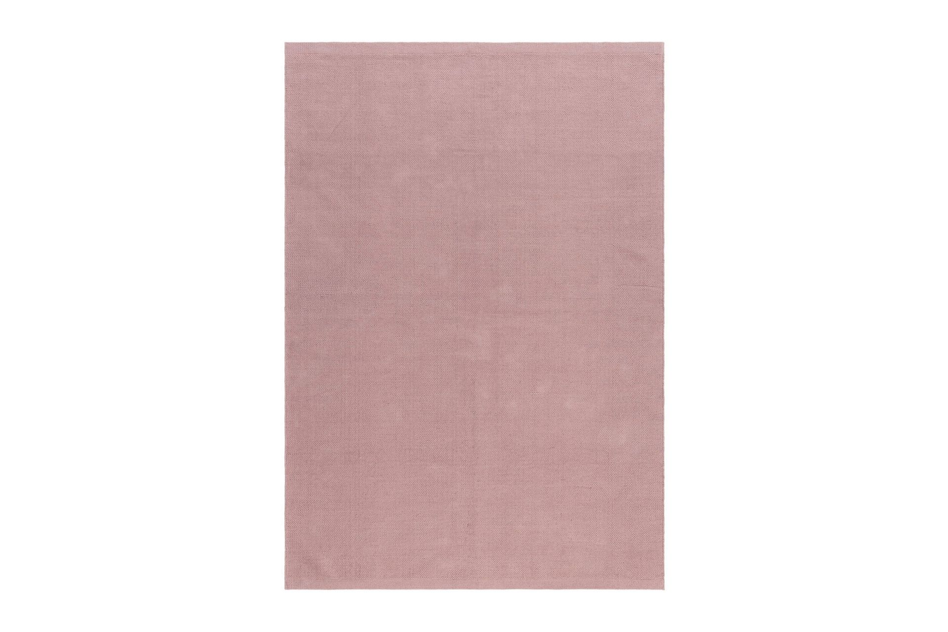 hemse bomullsmatta 140x200 cm - rosa