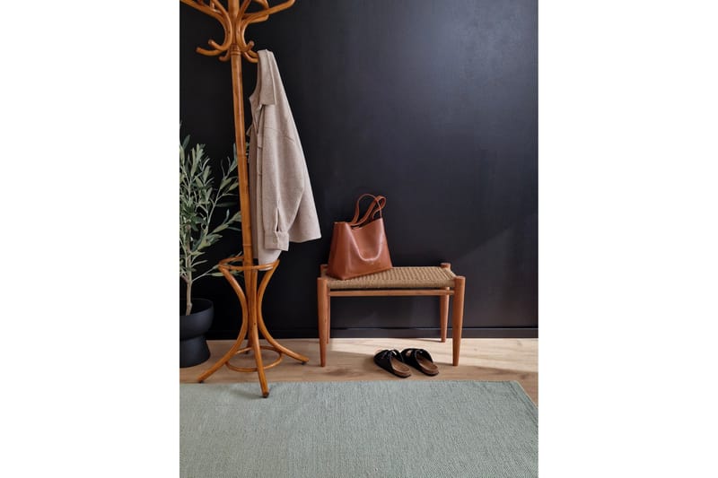 Hemse Bomullsmatta 240x340 cm - Ljusgrön - Textilier & mattor - Mattor - Modern matta - Bomullsmattor
