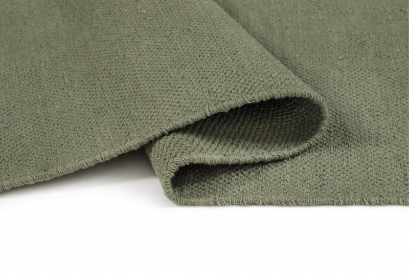 Hemse Bomullsmatta 240x340 cm - Mörkgrön - Textilier & mattor - Mattor - Modern matta - Bomullsmattor