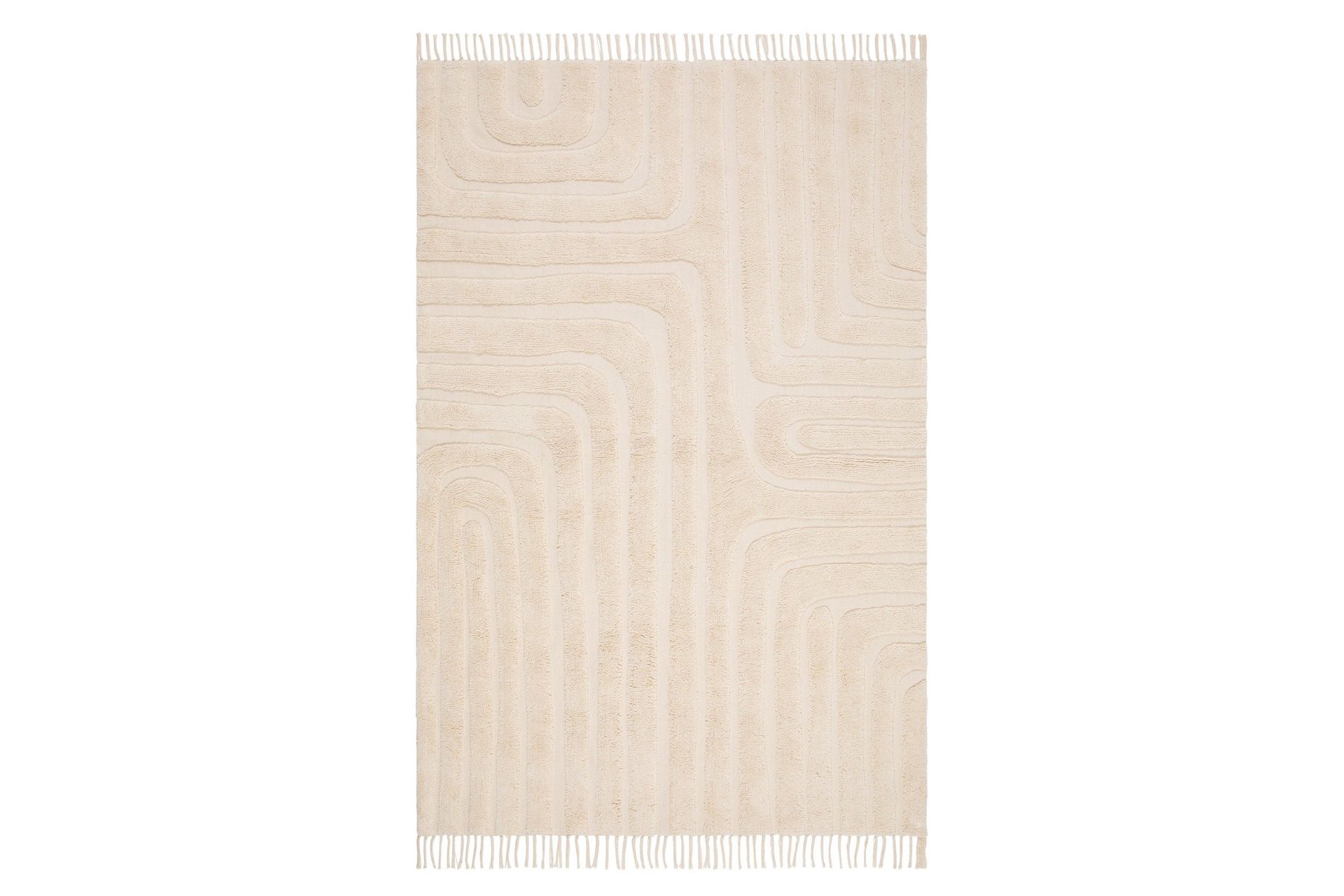 Marocko Bomullsmatta 160x230 cm - Creme